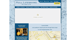 Desktop Screenshot of hulllifesavingmuseum.org
